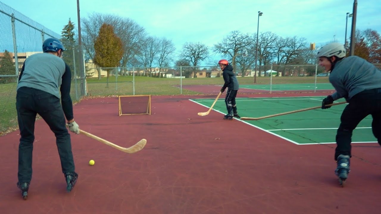 Making Street Hockey Sticks and Goals YouTube