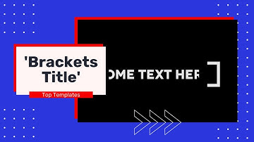 Brackets Title Animation Template Created On Viddyoze | Create Marketing Videos