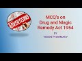 The Drugs and Magic Remedies ( Objectionable Advertisement) Act, 1954 l MCQ's l