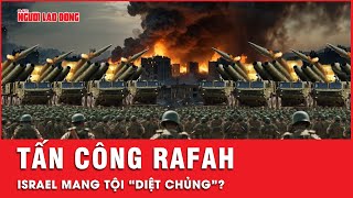 Israel không kích Rafah, đau lòng cảnh người dân gào khóc tháo chạy | Báo Người Lao Động