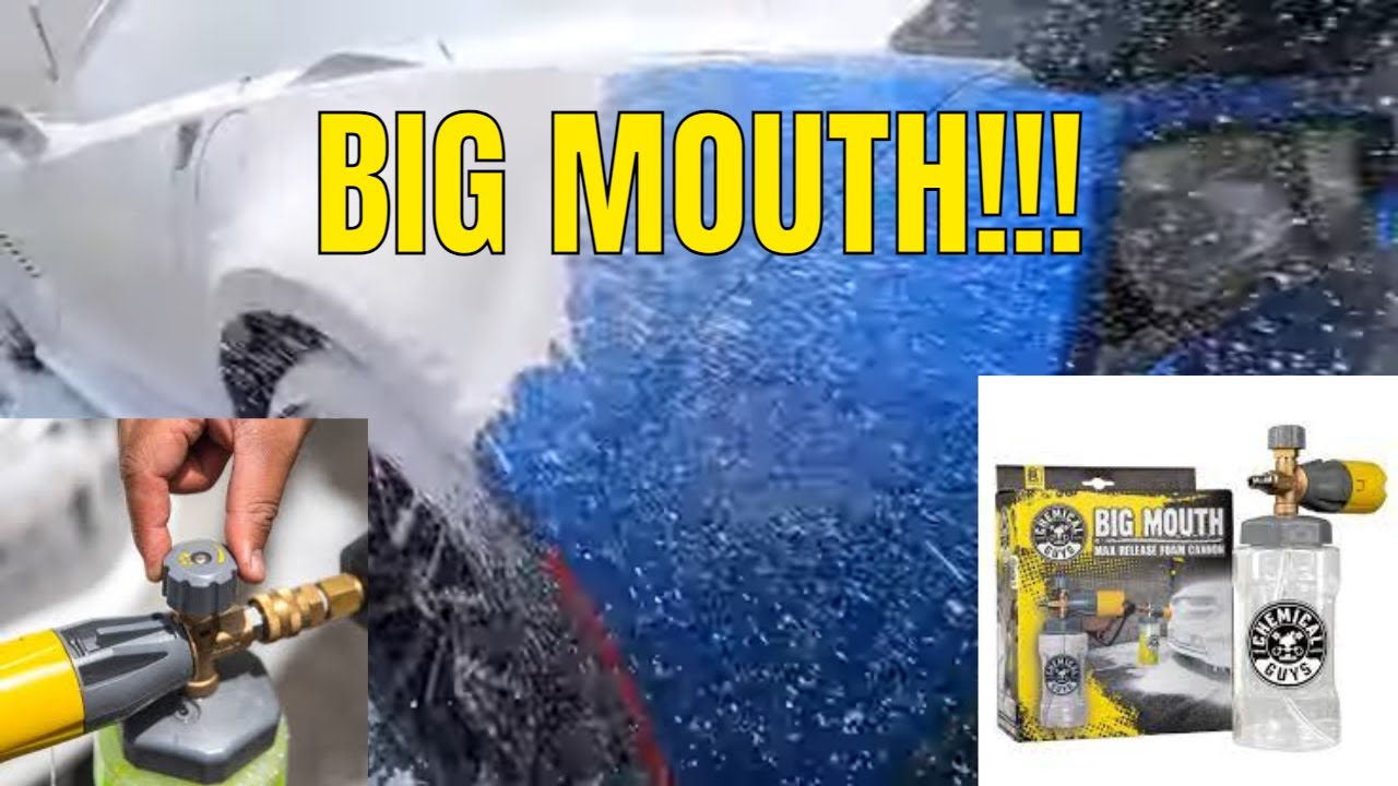 Big Mouth Max Release Foam Cannon – Shine Guys