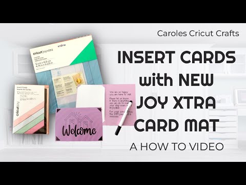 INSERT CARDS with NEW JOY XTRA & CARD MAT 