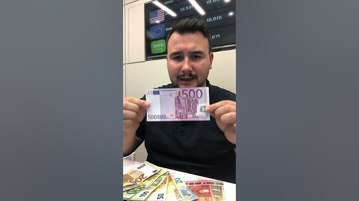 Euro Alırken Dikkat Etmemiz Gerekenler?Beşyüz Euro Neden Almamalıyız?Eski Yeni Euro Fark Nelerdir?