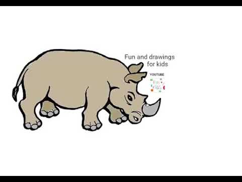Wideo: Jak Narysować Nosorożca