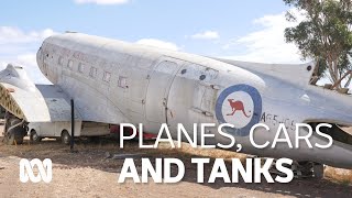 Australian farmer unveils huge private collection of planes, cars and tanks ✈‍ | ABC Australia