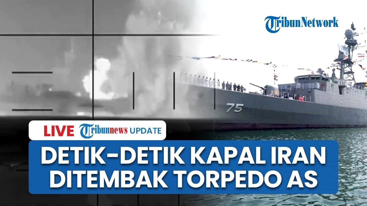 🔴LIVE: Detik-detik Kapal Perang Iran Tenggelam Ditembak Torpedo Amerika Serikat, 80 Orang Tewas