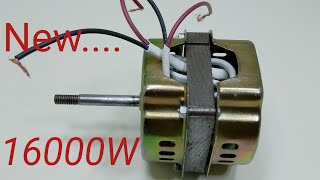 New idea I turn pvc cable into 220V 16000W generator