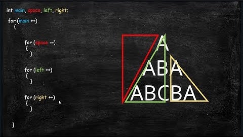 Write a program to print Alphabet Triangle # 10 | Tutorial 4You