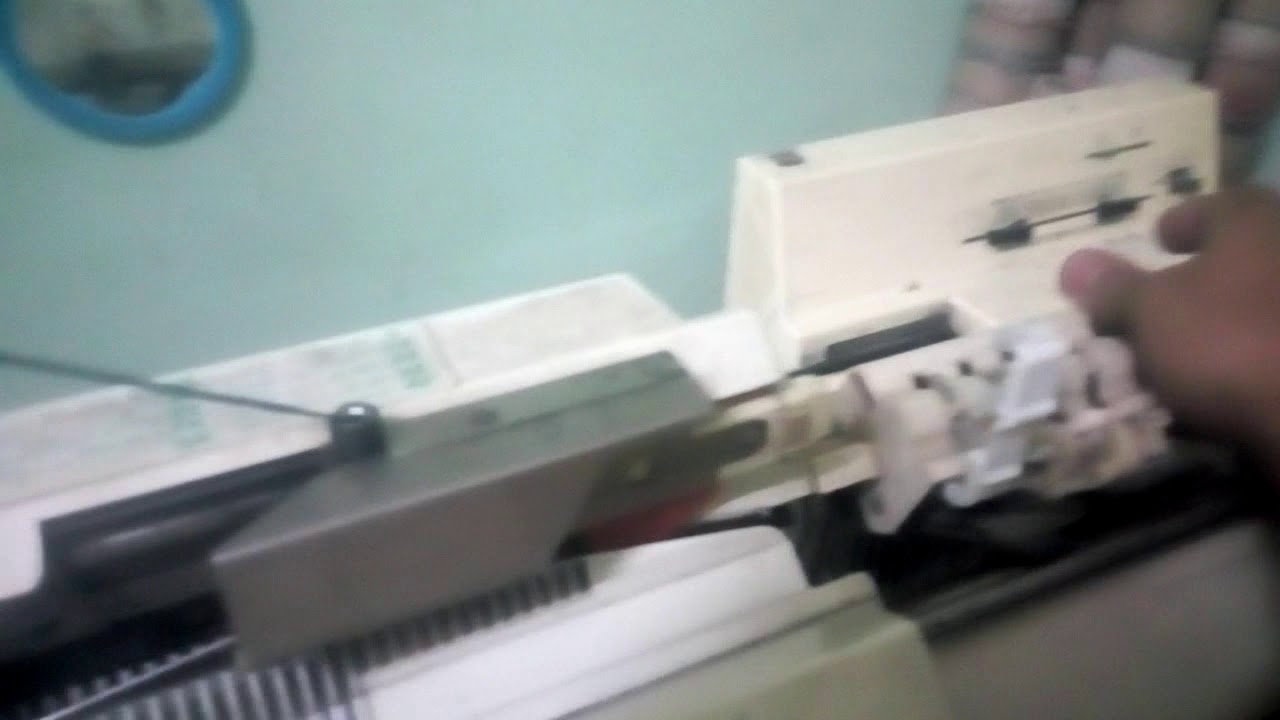 تعليم ماكينة تريكو باساب 80الدرس1