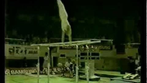 Parallel bars. Makuts to upper arm hang