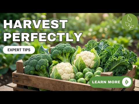 How To Vegetable Harvesting, Expert Answers on Brassicas: Broccoli, Kale and More!