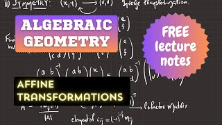 Affine Transformation - Definition and Example | Introduction to Algebraic Geometry 6 | Neo Learning
