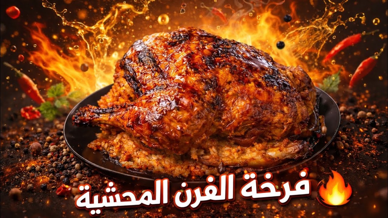 الفرخة المحشية بالخلطة السرية ❤️ أجمل طريقة للفرخة المحشية في الكيس الحراري ❤️🔥