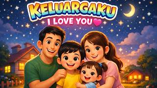 Keluargaku I Love You 💖 | Lagu Anak Ceria Tentang Cinta Keluarga