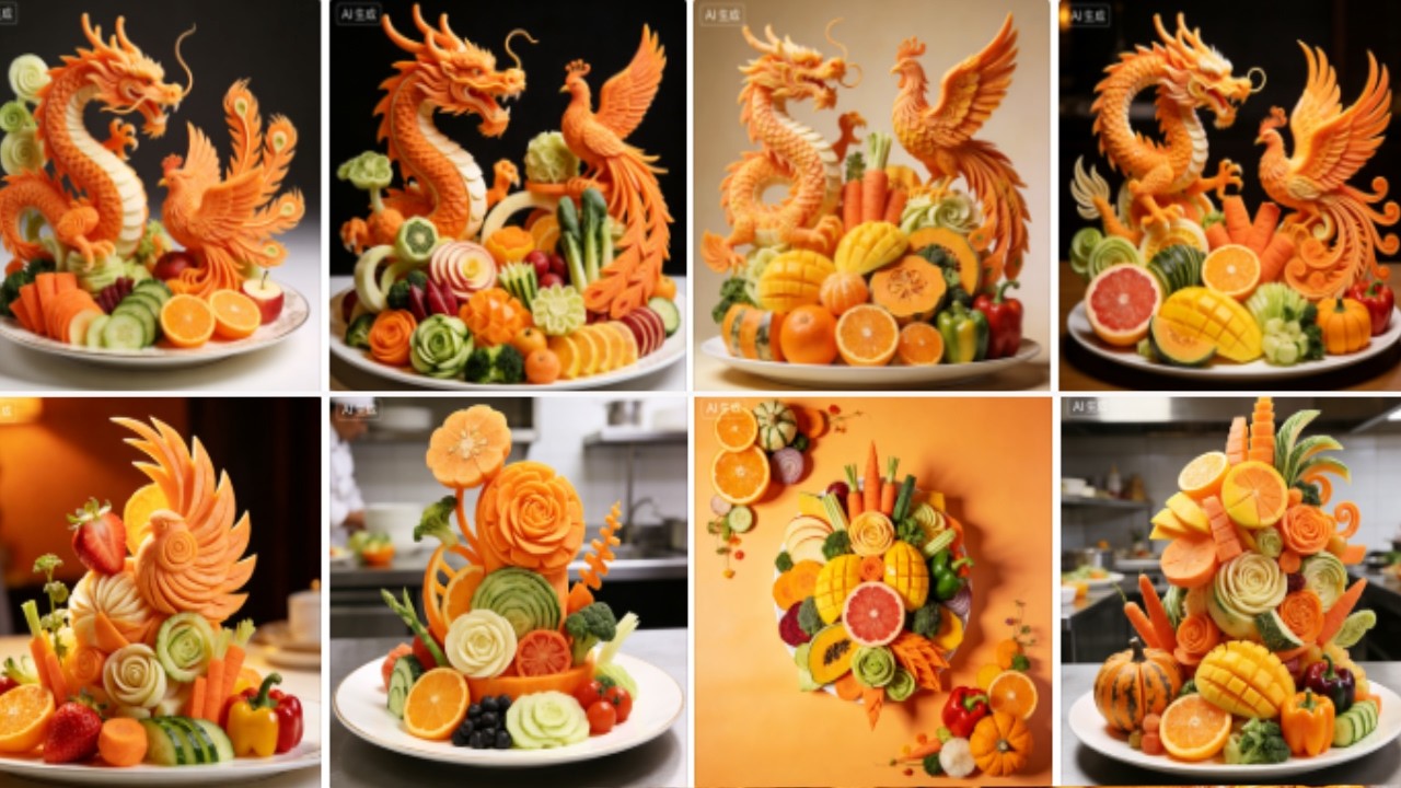 Master Chef Transforms Ordinary Fruits Into Exquisite Art!