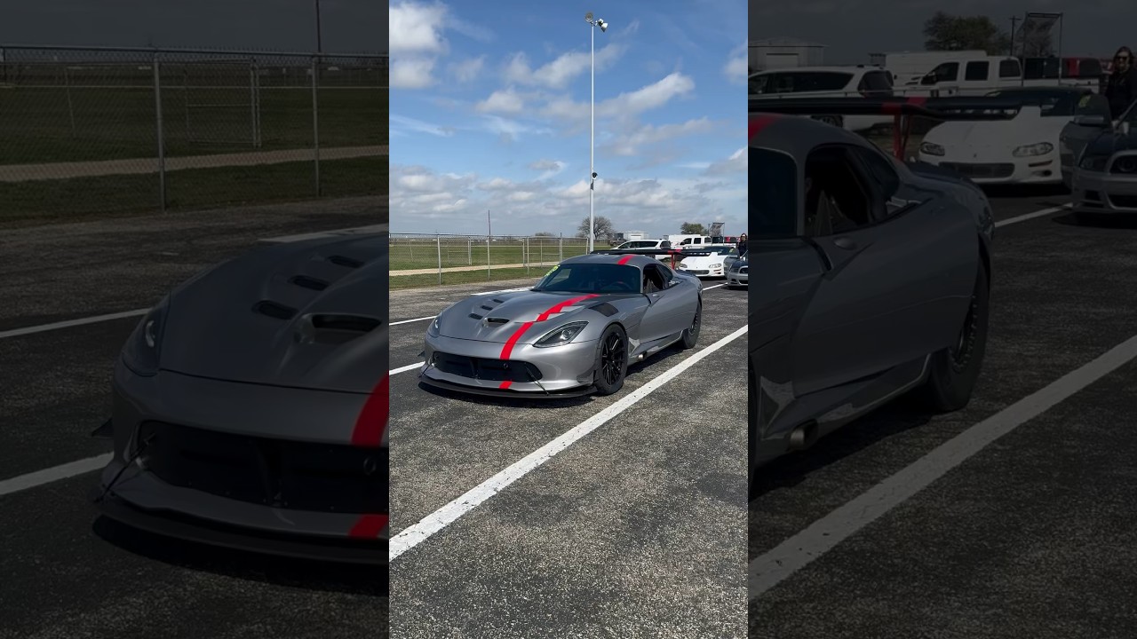 3,300 Horsepower Twin Turbo Dodge Viper at TX2K24 - Built by NTH Moto