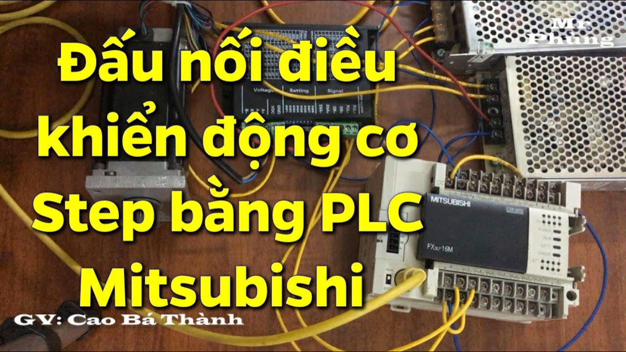 Hướng dẫn đấu nối điều khiển động cơ Step bằng PLC Mitsubishi - Tự Động ...