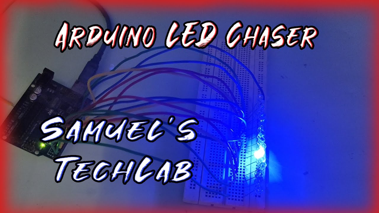 Arduino LED Chaser Knight Rider LEDs using Arduino Samuel's