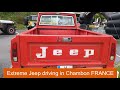 Extreme old jeep offroading in chambon france