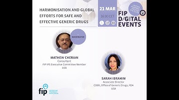 Harmonization and Global Efforts for Safe and Effective Generic Drugs