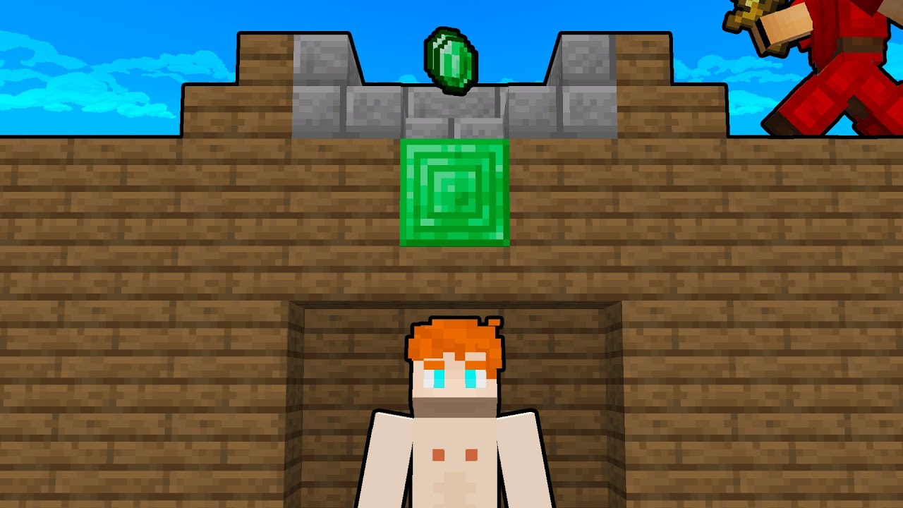 hiding under the emerald spawner in bedwars...