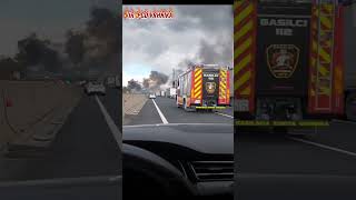 Pgd Vrhnika In Pgd Verd Na Požar Tovornjaka Na Ac