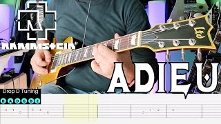 Rammstein - Adieu |Guitar Cover| |Tab| Resimi