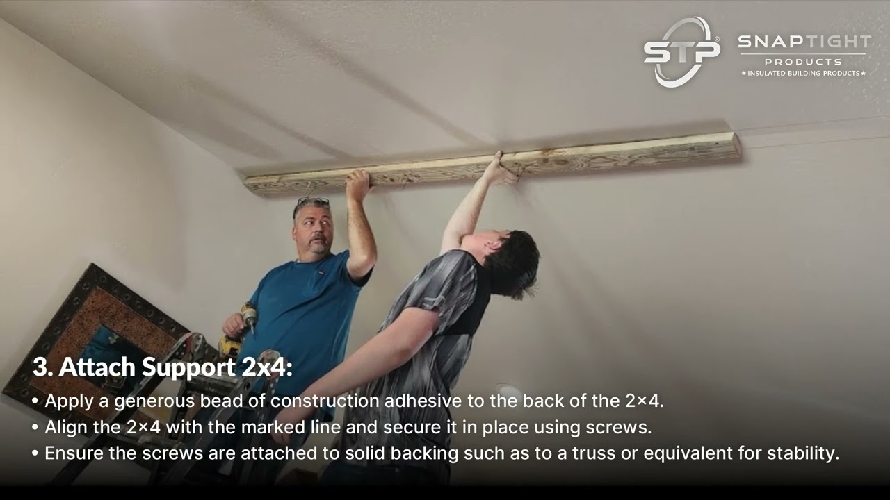 SnapTight Faux Wood Beam How To Install Video