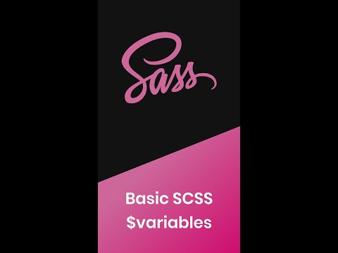 Basic SCSS variables
