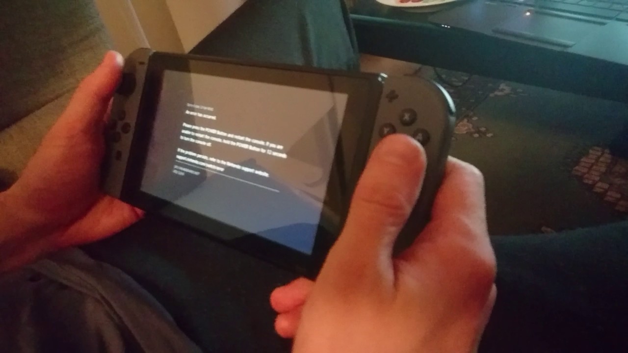 Nintendo switch error