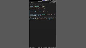 Node.js-werkthreads in 60s | Gegevens doorgeven met workerData