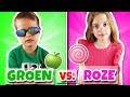 Groen vs roze    broer en zus tv 350