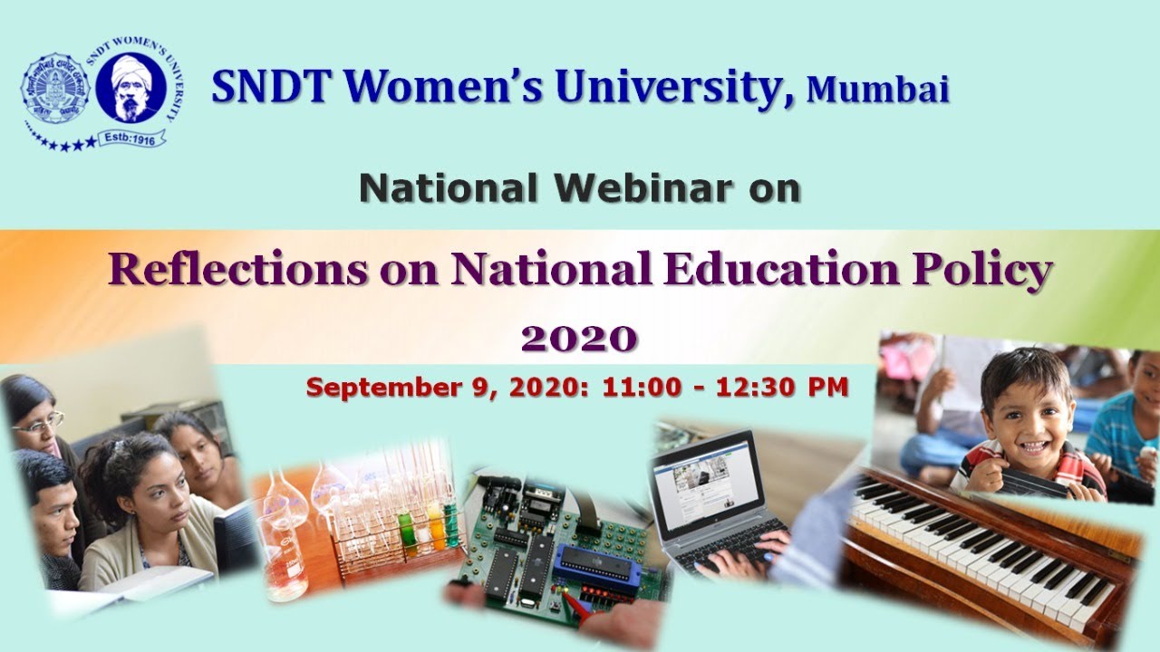 National Webinar on 'Reflections on NEP 2020' September 9 - YouTube