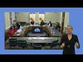 Committee deliberations on the clauses of the Sign Language Bill (with BSL)