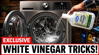 9 Things Washing Machine Techs Don't Want You to Know About White Vinegar!