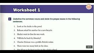 class 7 worksheet 1 3 everyday english grammar youtube