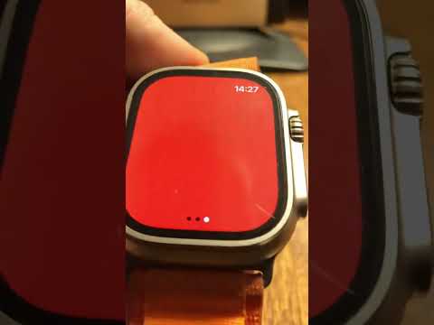 Видео: Apple Watch Series Ultra 8-9 фонарик 
