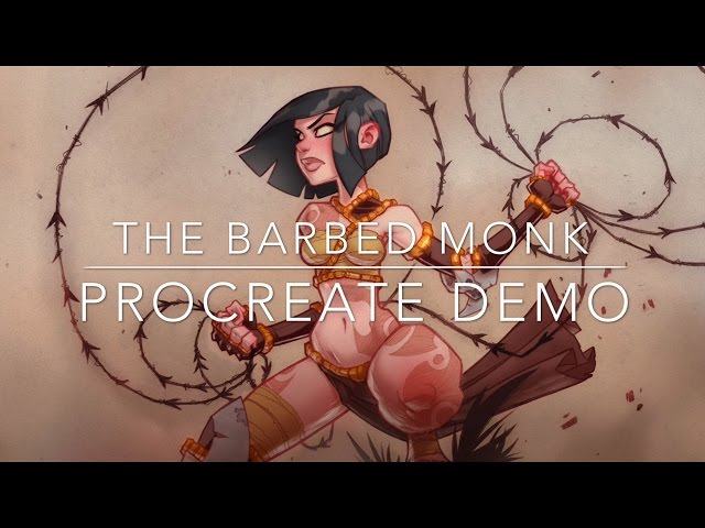 Ep.30| The Barbed Monk - Procreate Demo