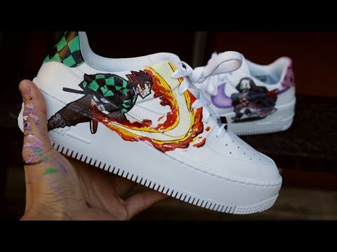 custom air force 1 anime