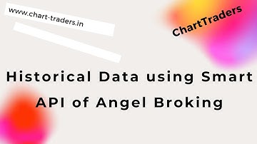 Historical Data using Smart API (Angel Broking)