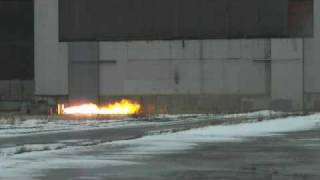 Rocket engine test HEAT 1X, 2010-02-28 #1