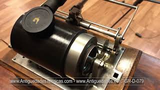Antique French Pathé Phonograph Model 2. France, Circa 1900