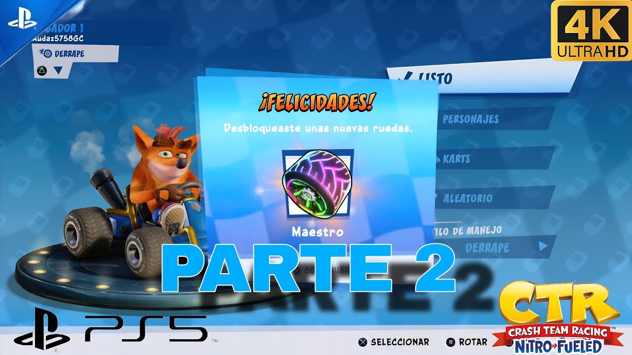 Venciendo a los desarrolladores de Beenox vs AUDAZ5758GC (YO), -#02- Crash Team Racing Nitro Fueled.