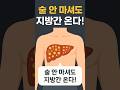술 안 마셔도 지방간 생기는 이유 그리고 예방법 #건강한중년