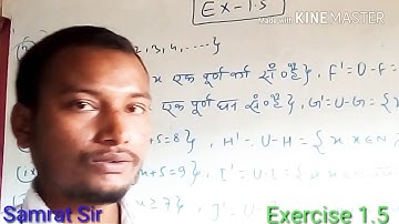 Exercise-1.5, Class-11th,Sets Theory,BSEB,NCERT,Maths Solution,All Questions#Deepak Kumar Samrat Sir