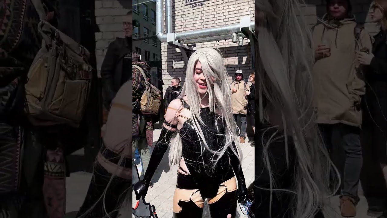 2B, 9S и A2 - цепляющие персонажи Ниер Автомата (косплей) 