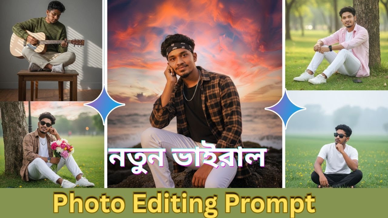 Instagram Viral Editing Prompts with Gemini AI | Top 5 Trending Photo Styles 2025 |