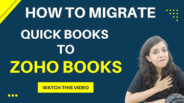 How to migrate from Quick Books to Zoho Books | CA Nikita Punjabi
