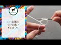 Invisible Circular Cast On