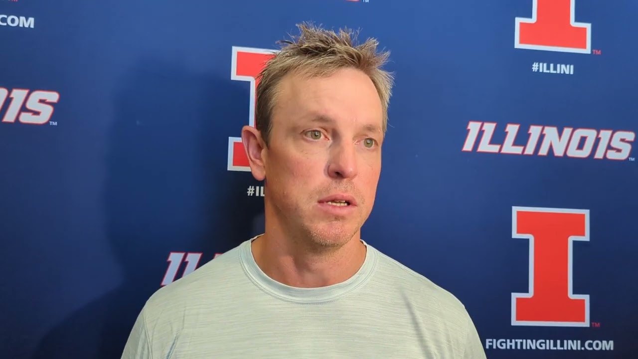 Training Camp Practice No. 10 Illini OLB coach Kevin Kane YouTube